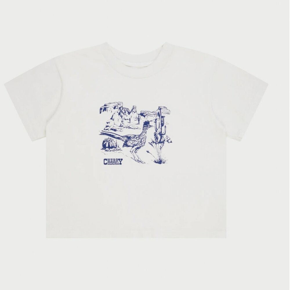 Cherry Sedona Boxy Baby Tee - Picture 2 of 3